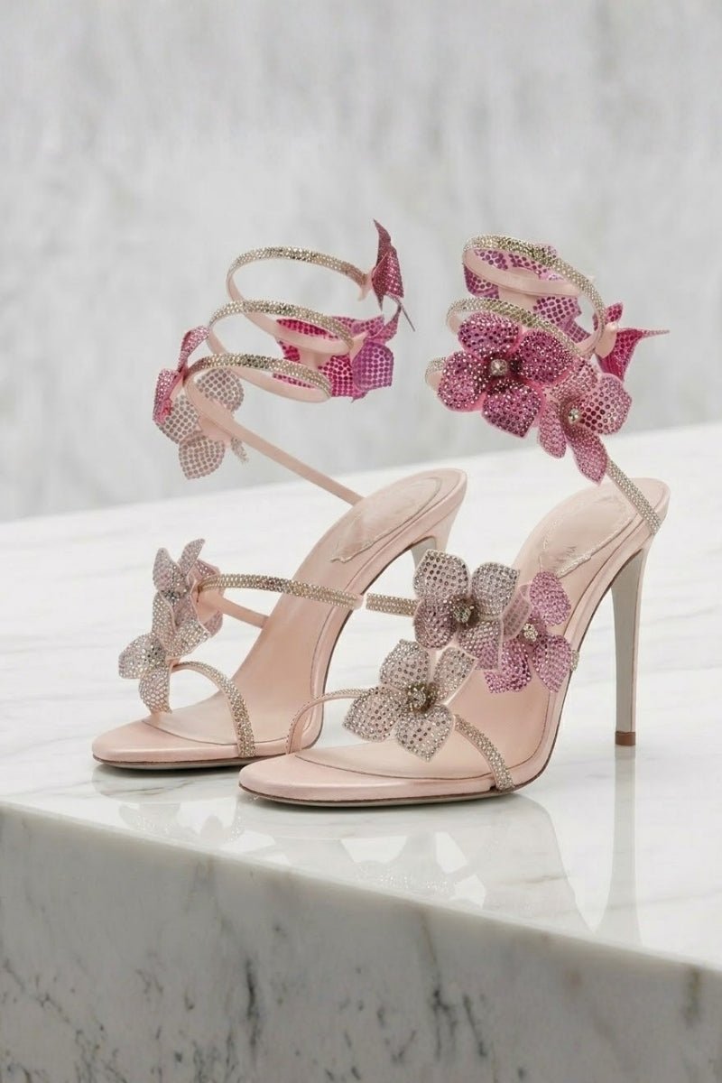 Women’s Butterfly Lace-Up Heels