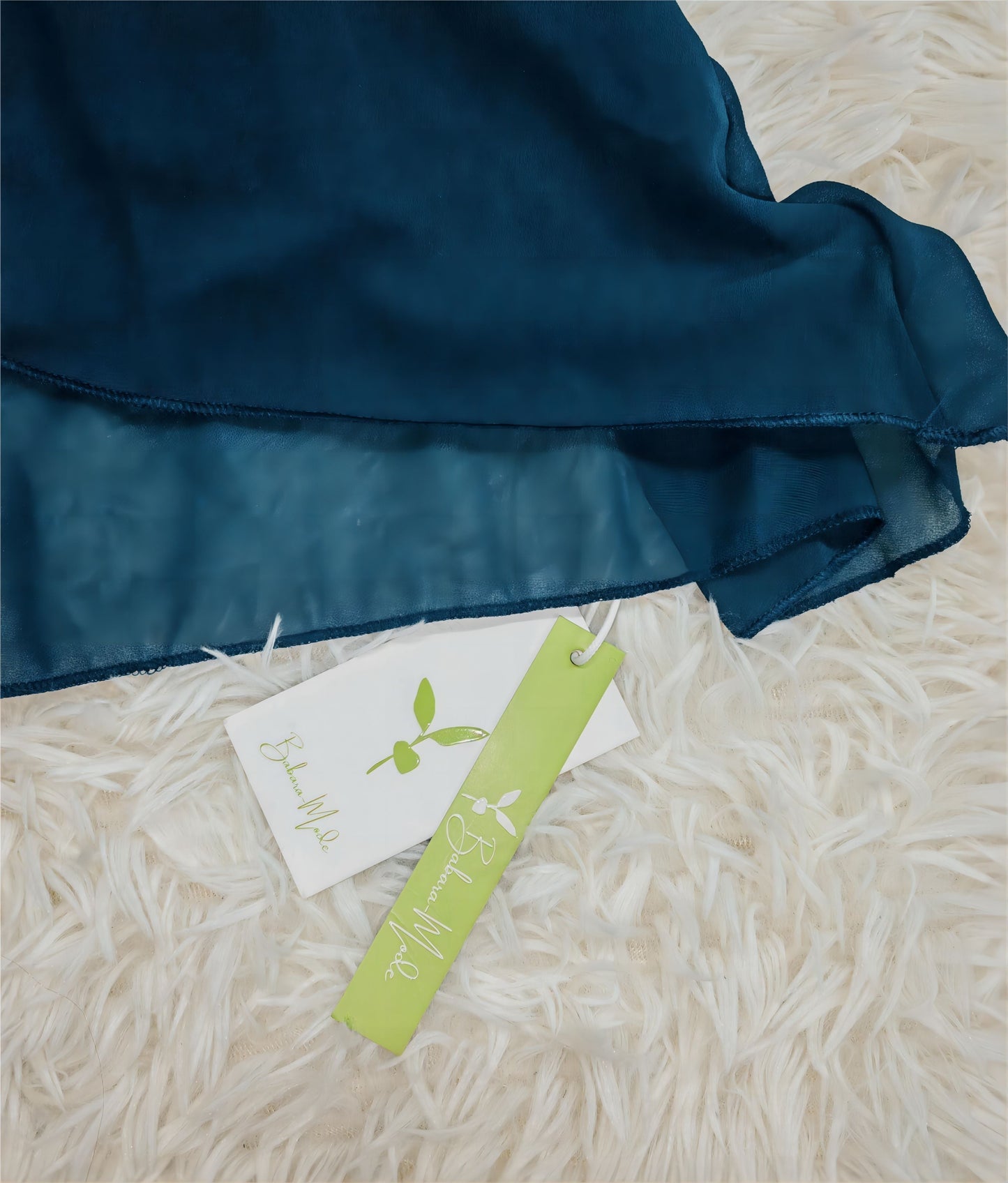 Women’s Navy Chiffon Midi Dress