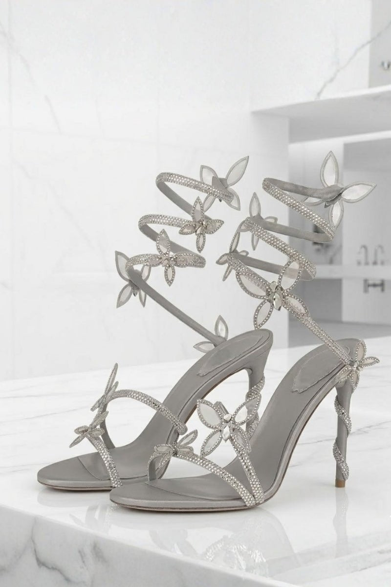 Women’s Butterfly Lace-Up Heels