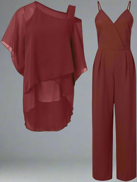 Women’s Chiffon Trouser Co-Ord