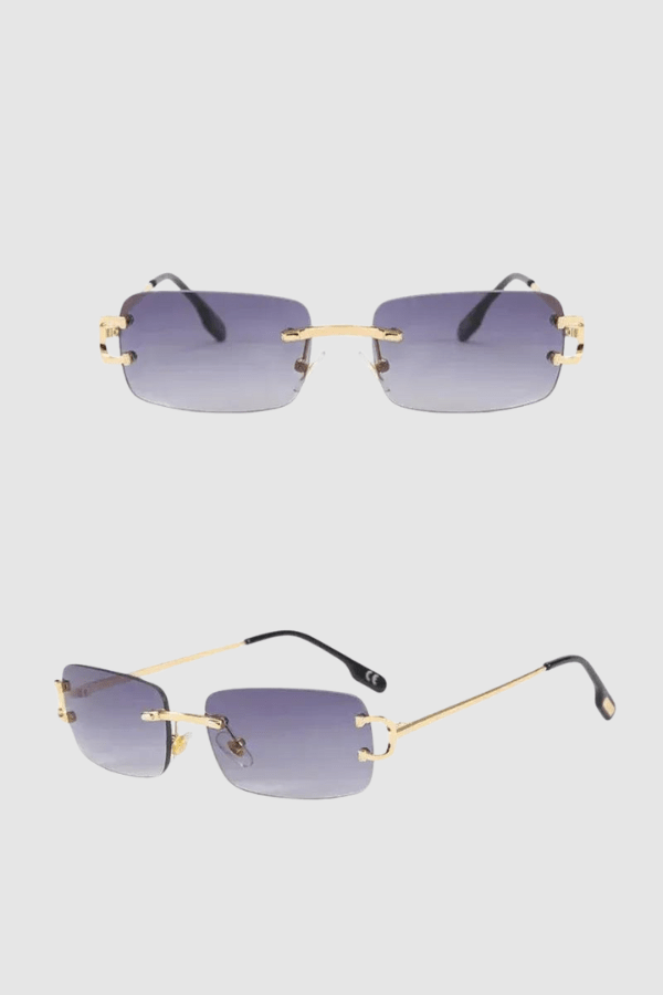 Women’s Rimless Rectangle Sunglasses