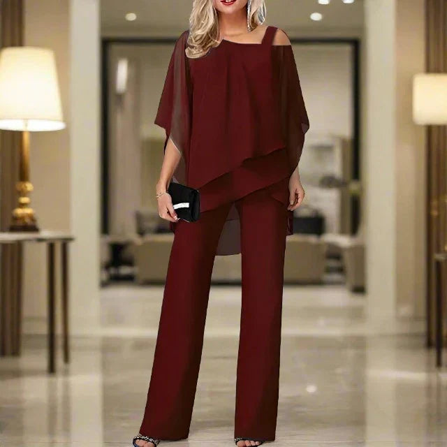 Women’s Chiffon Trouser Co-Ord
