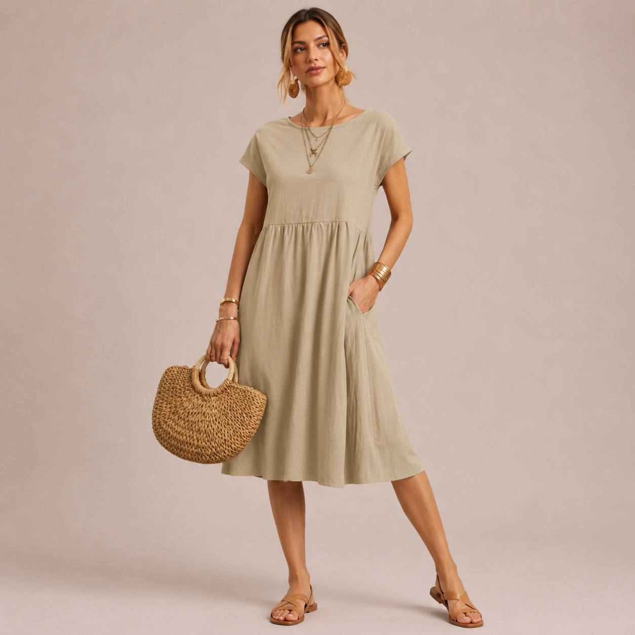 Beige / 2XL