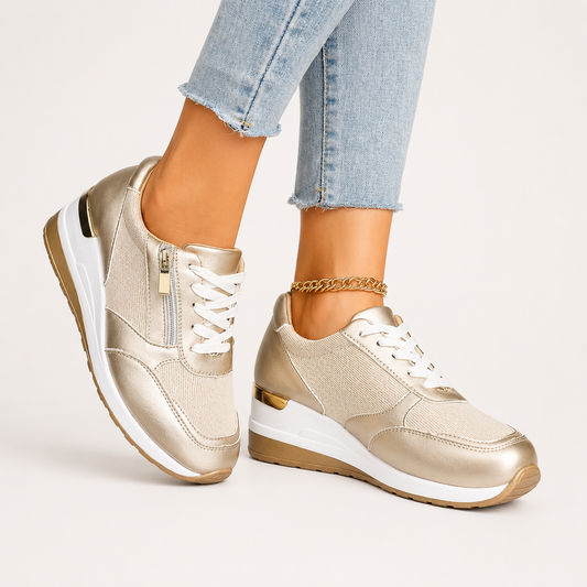 Women’s Metallic Platform Sneakers