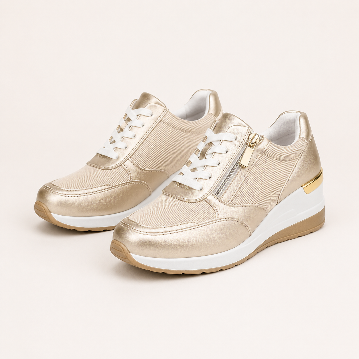 Women’s Metallic Platform Sneakers