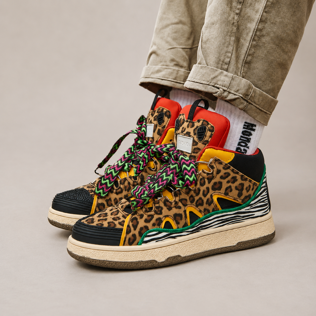 Leopard Print Trainers