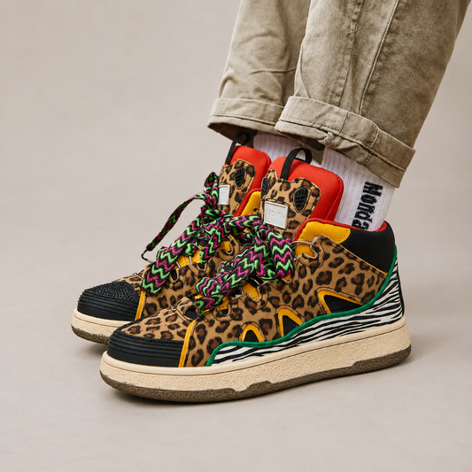 Leopard Print Trainers