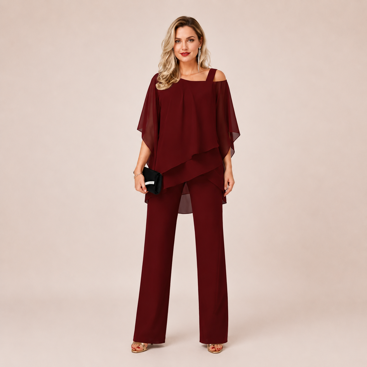 Women’s Chiffon Trouser Co-Ord
