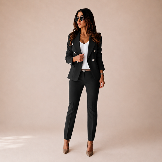 Women’s Double Breasted Trouser Suit
