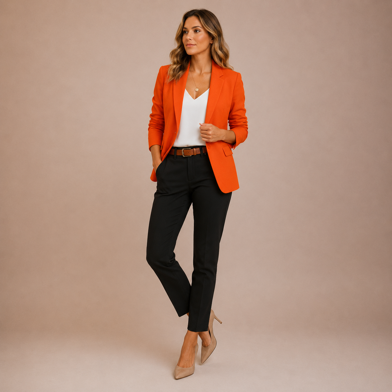 Women’s Button Long Sleeve Blazer
