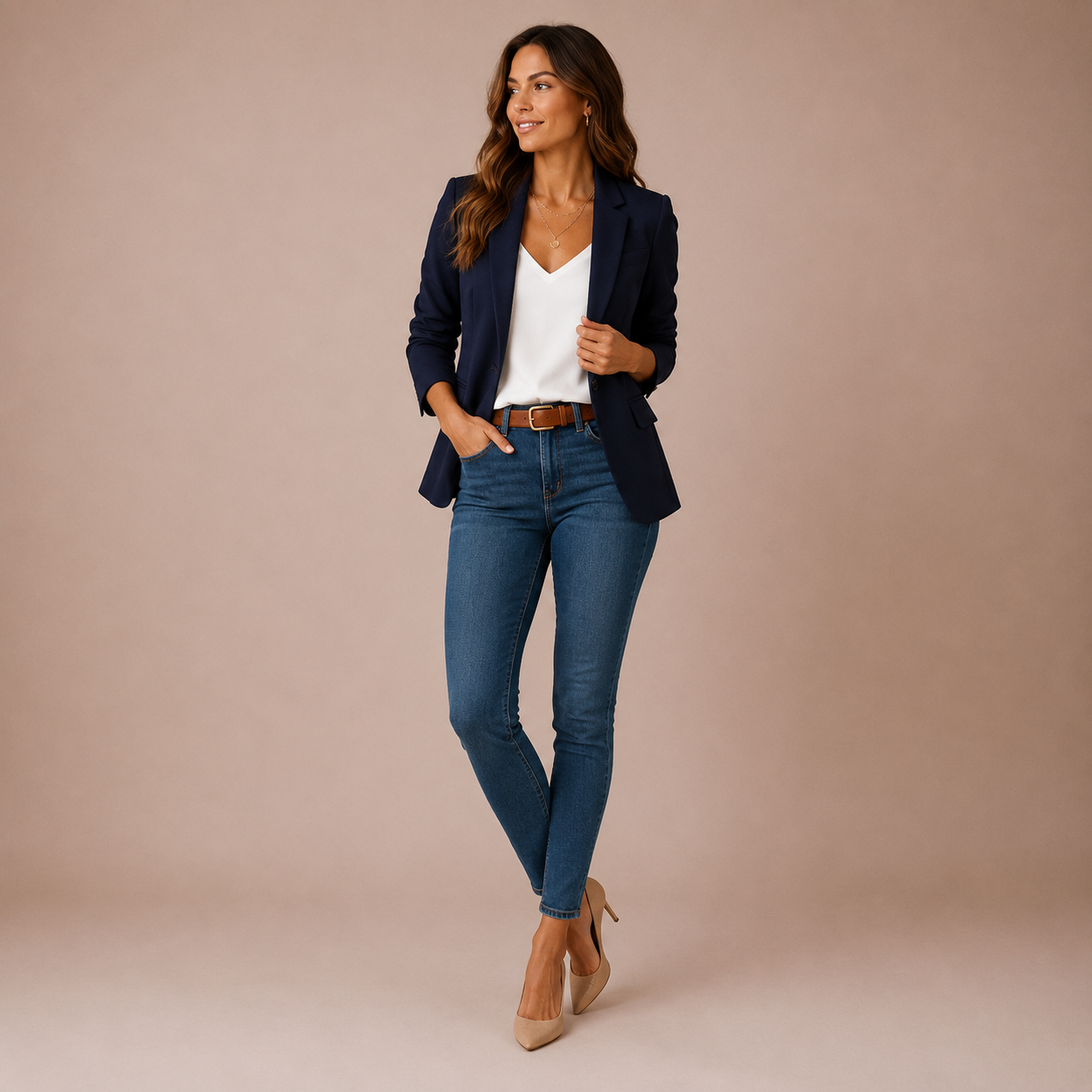 Women’s Button Long Sleeve Blazer