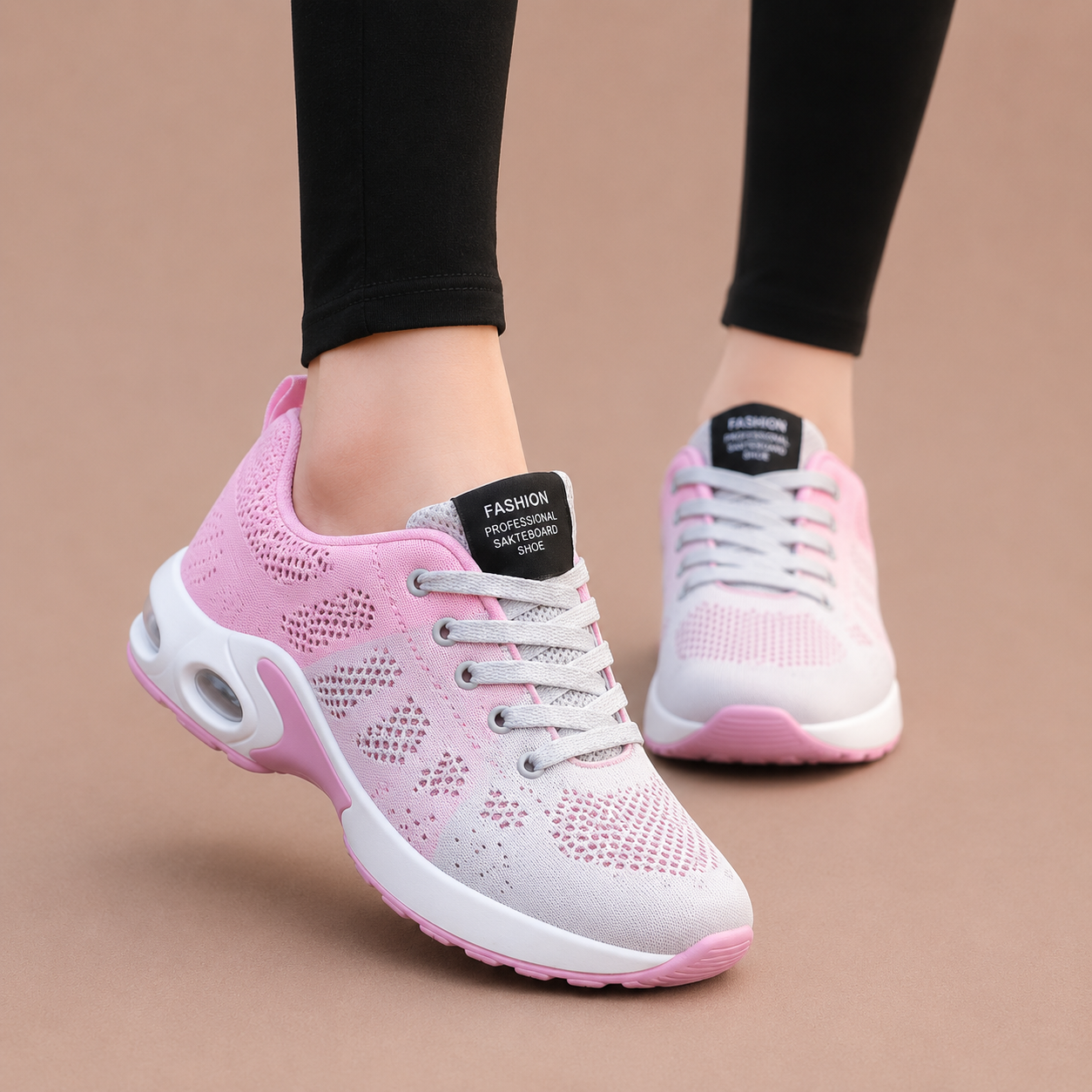 Pink/Grey / 9