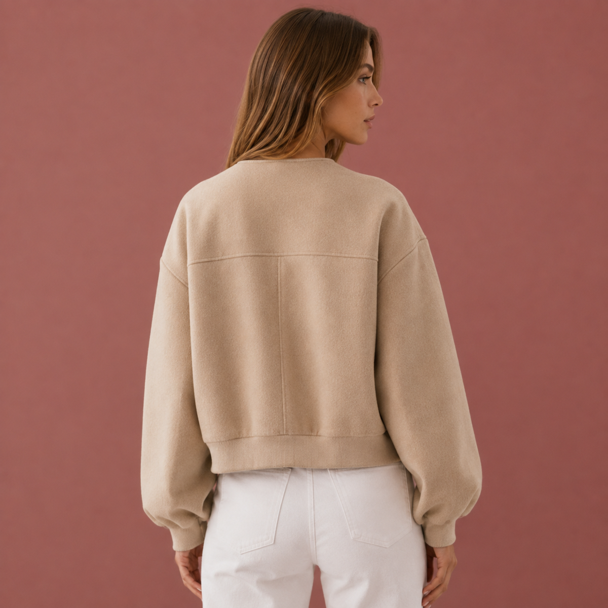 Women’s Lightweight Bomber Jacket | Zip Fastening