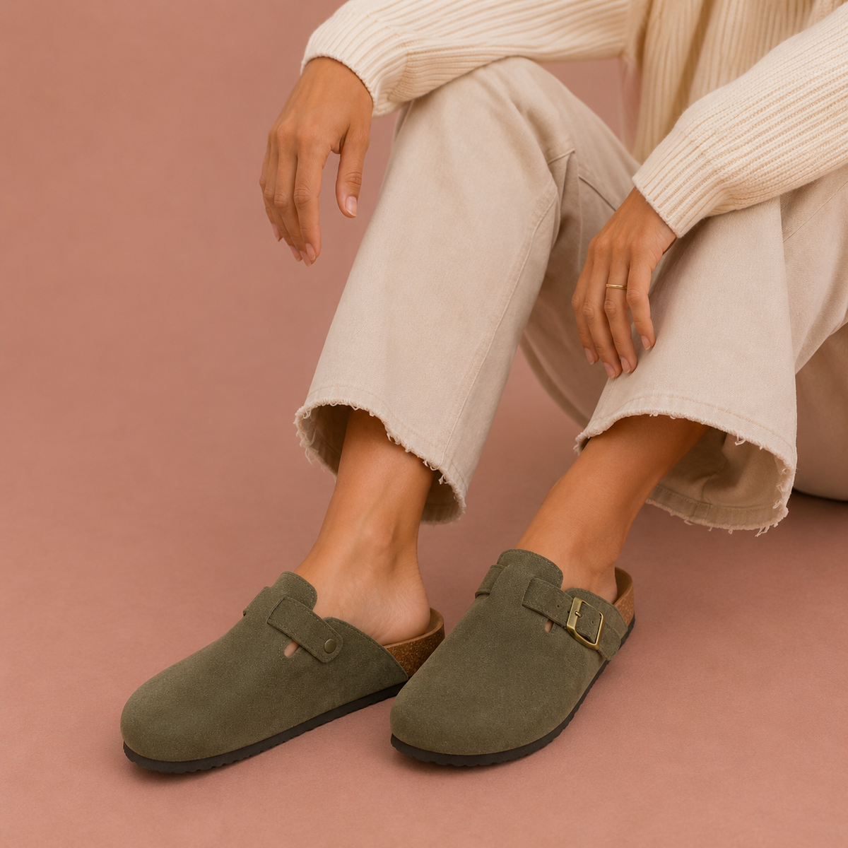 Women’s Suede Clogs