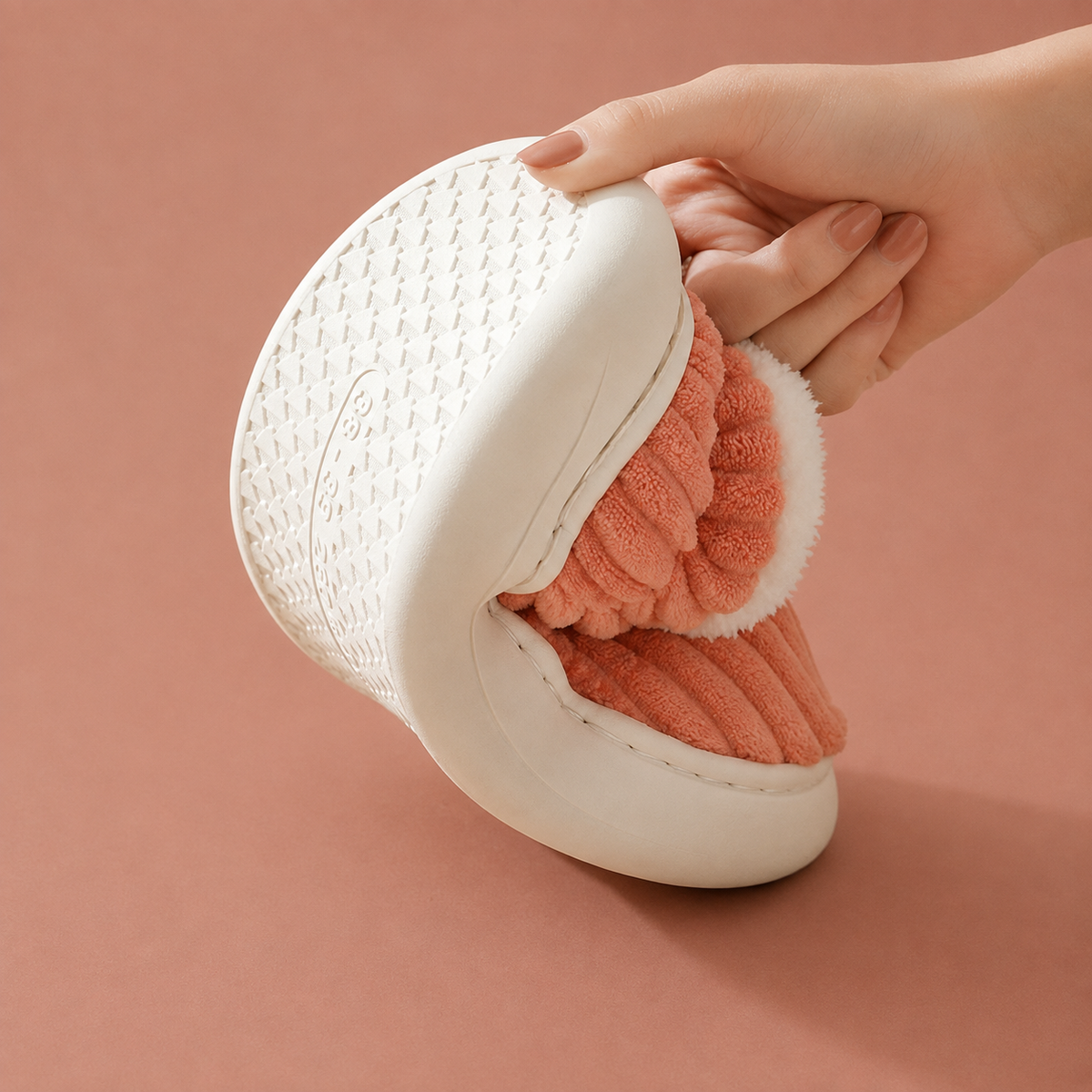 Fleece Lined Slippers | Anti-Slip