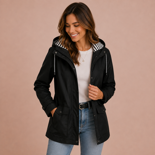 Women’s Waterproof Hooded Raincoat