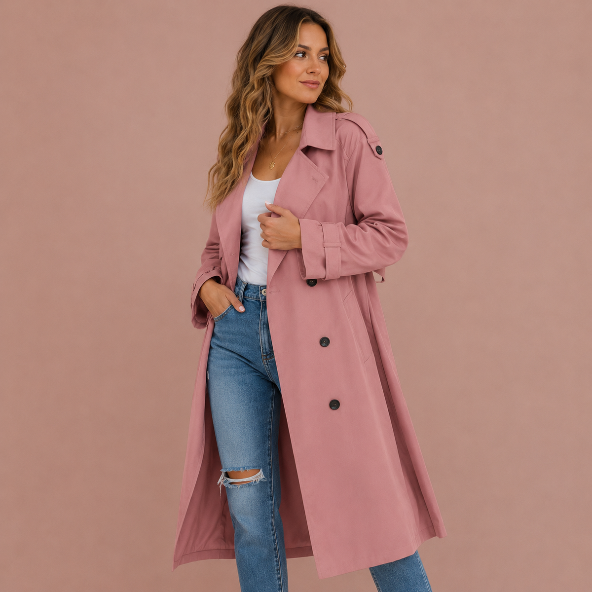 Women’s Long Trench Coat