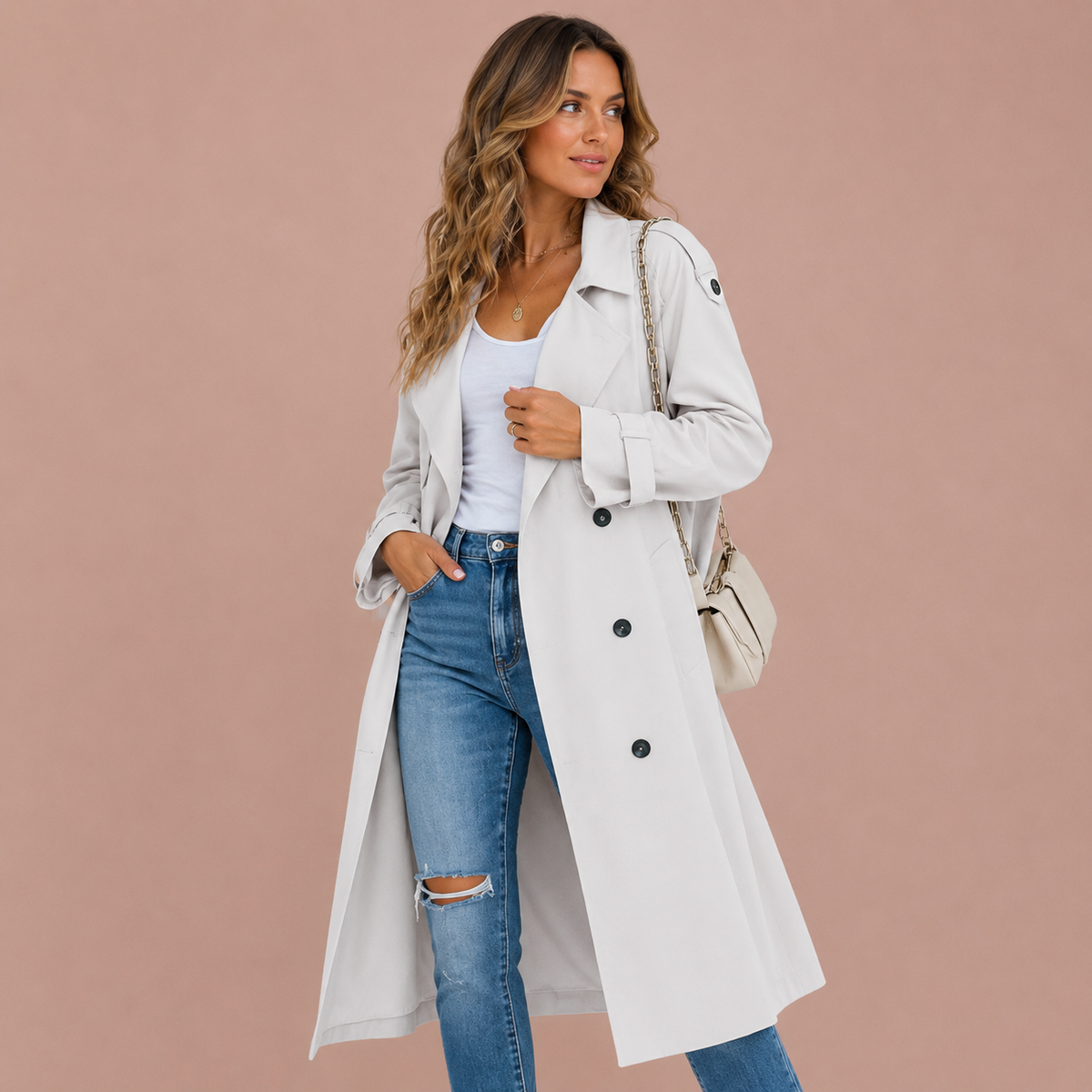 Women’s Long Trench Coat