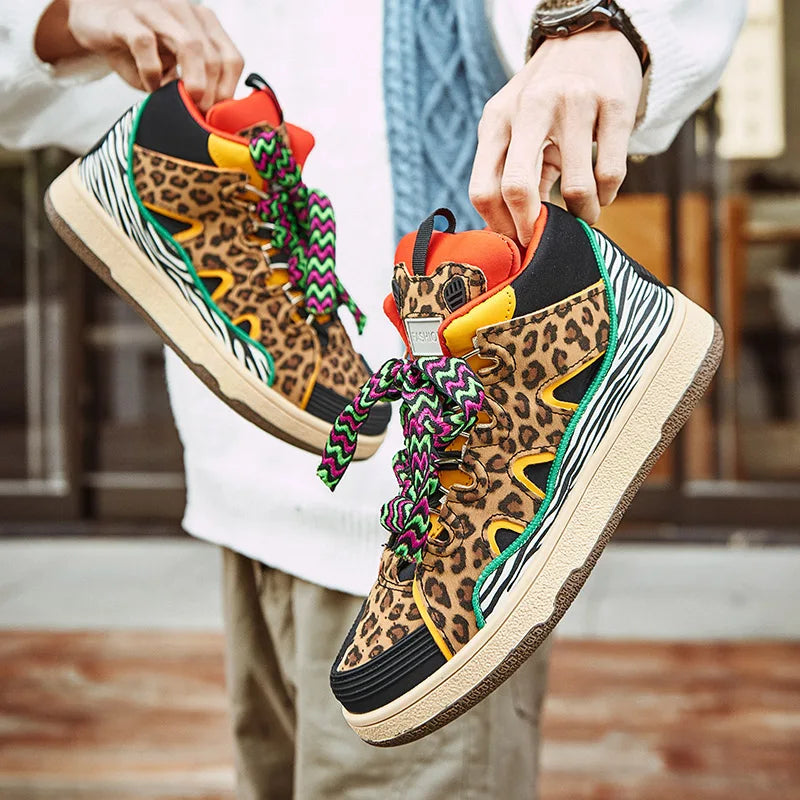 Leopard Print Trainers