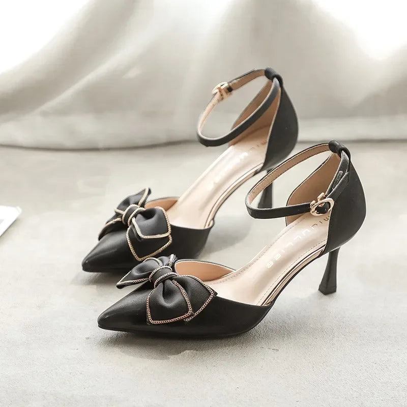 Women’s Bow Pointed Stiletto Heels