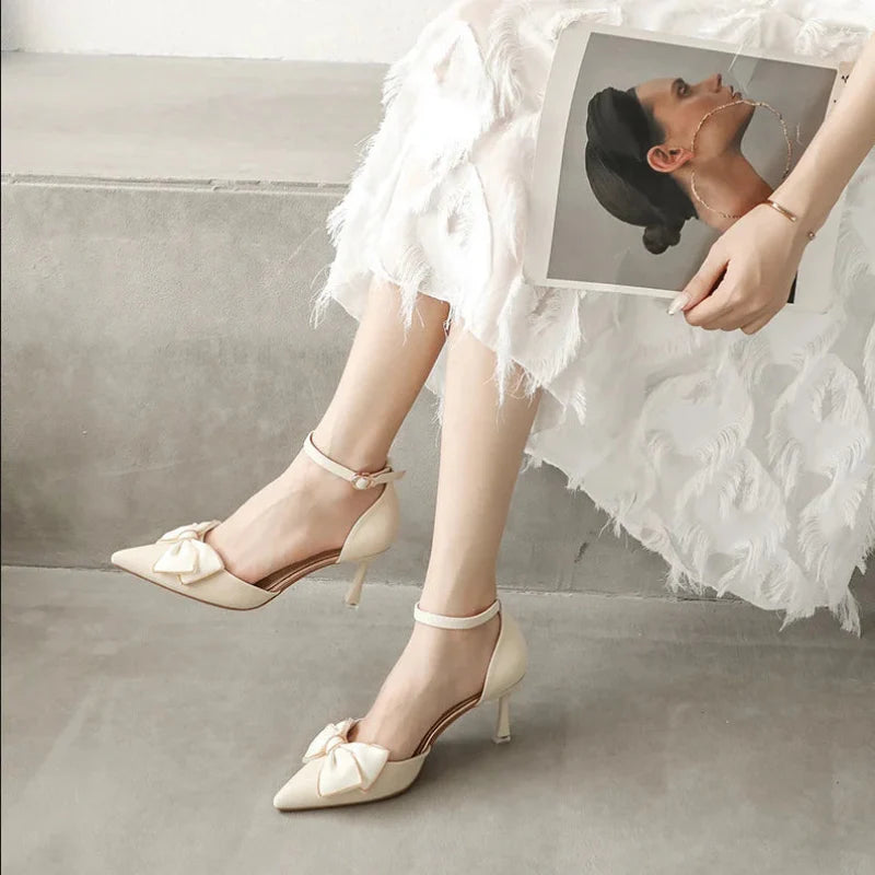 Women’s Bow Pointed Stiletto Heels