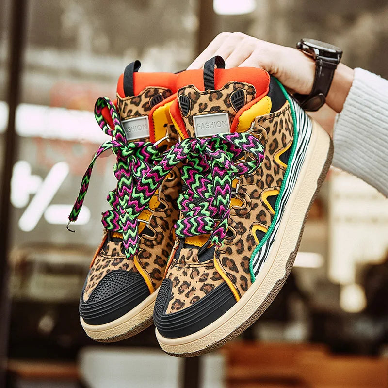 Leopard Print Trainers