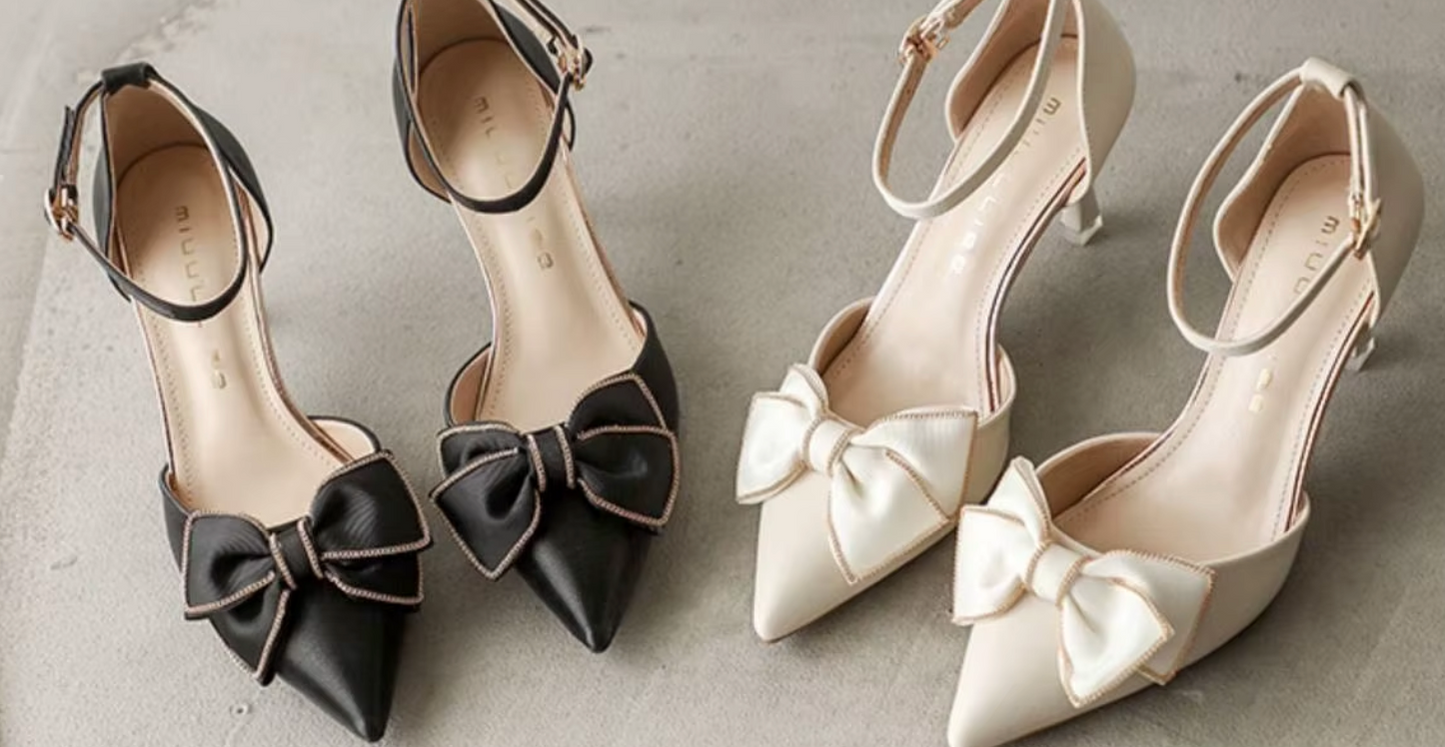 Women’s Bow Pointed Stiletto Heels