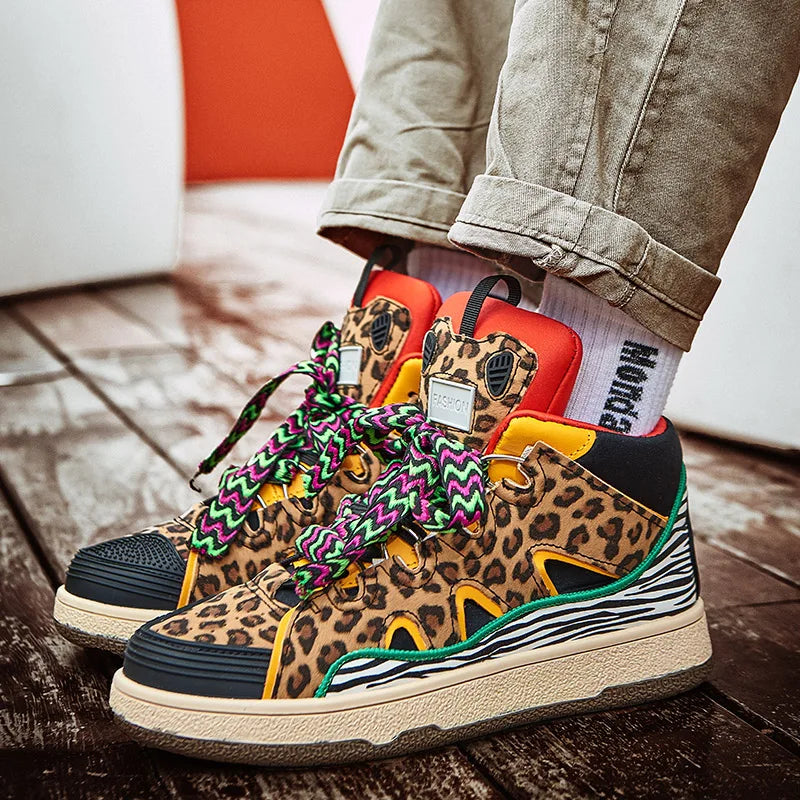 Leopard Print Trainers