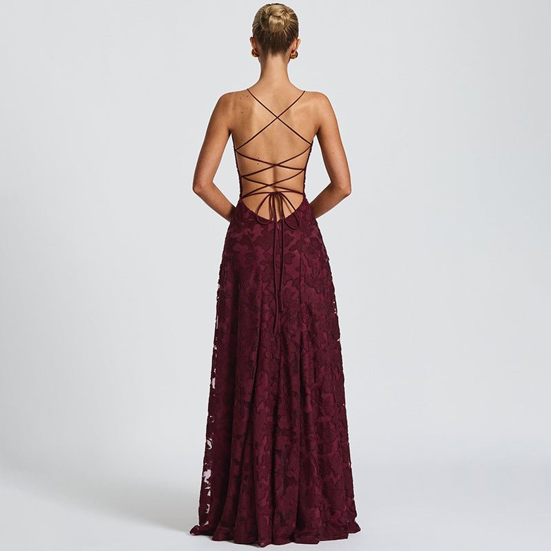 Women’s Floral Spaghetti Strap Maxi Dress