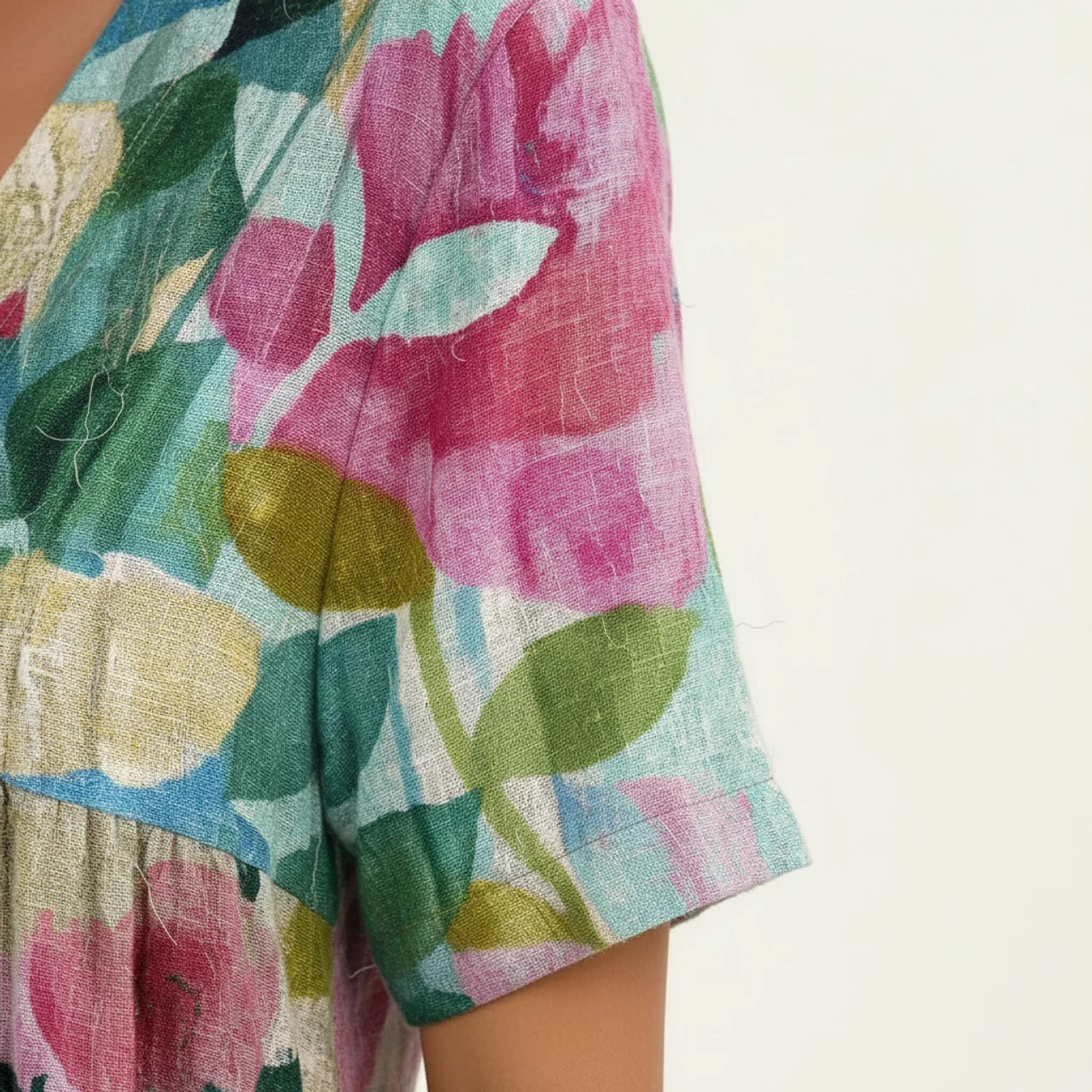 Women’s Floral V-Neck Summer Dress