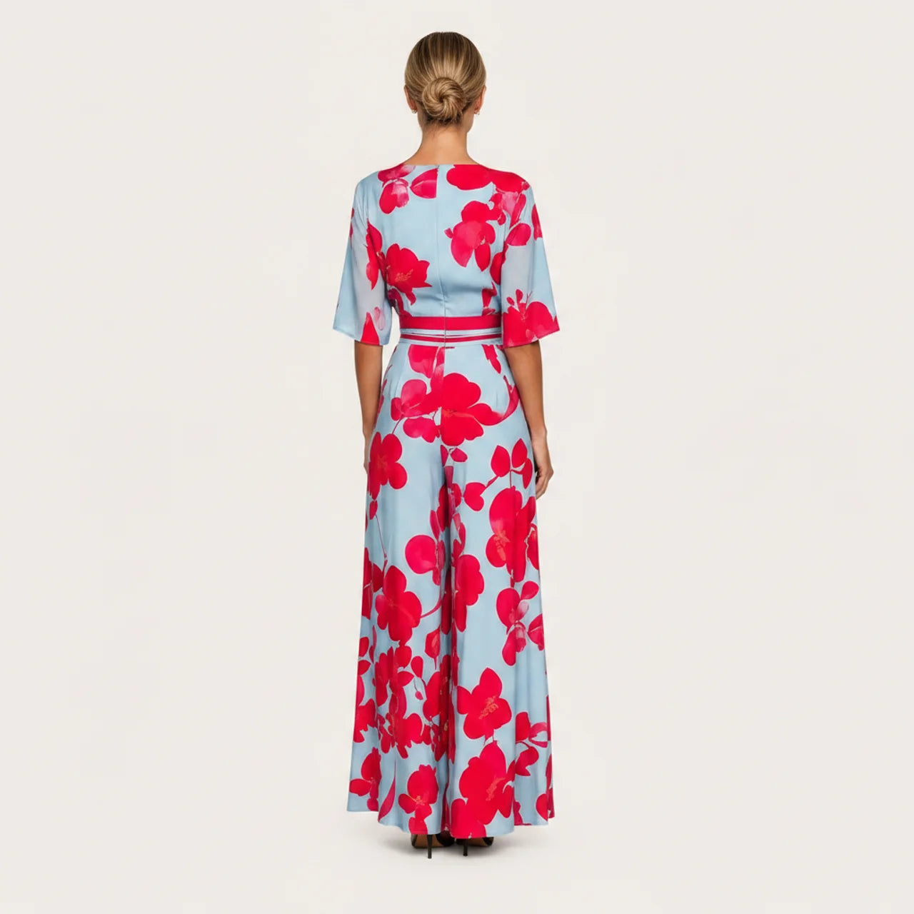 Women’s Floral Wrap Maxi Dress
