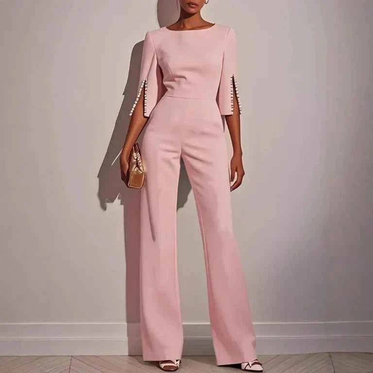 Women’s Pearl Detail Wedding Jumpsuit