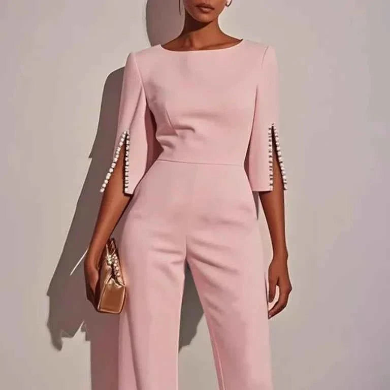 Women’s Pearl Detail Wedding Jumpsuit