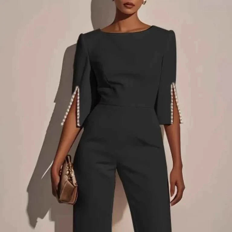 Women’s Pearl Detail Wedding Jumpsuit