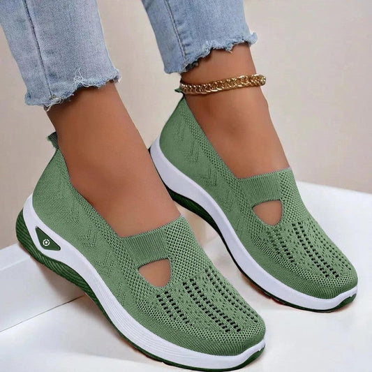 Women’s Knit Slip-On Walking Shoes