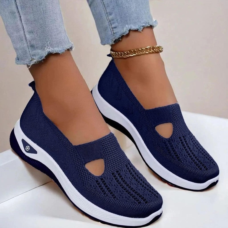 Women’s Knit Slip-On Walking Shoes