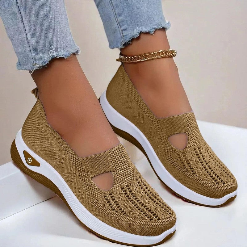 Women’s Knit Slip-On Walking Shoes