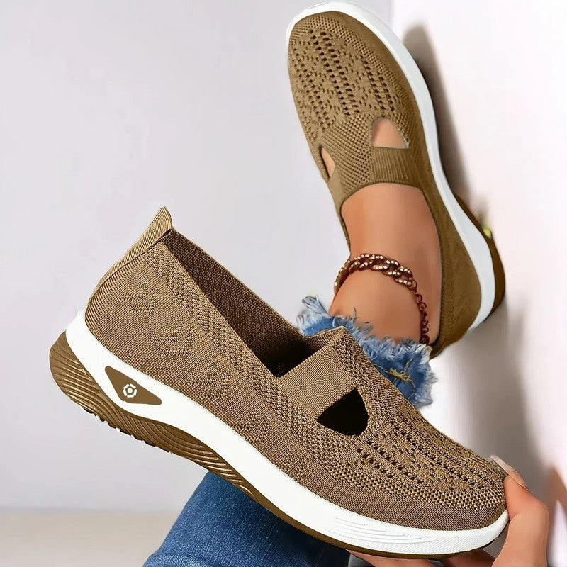 Women’s Knit Slip-On Walking Shoes
