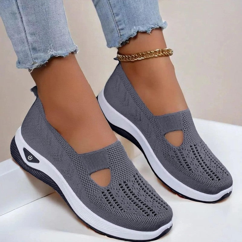 Women’s Knit Slip-On Walking Shoes